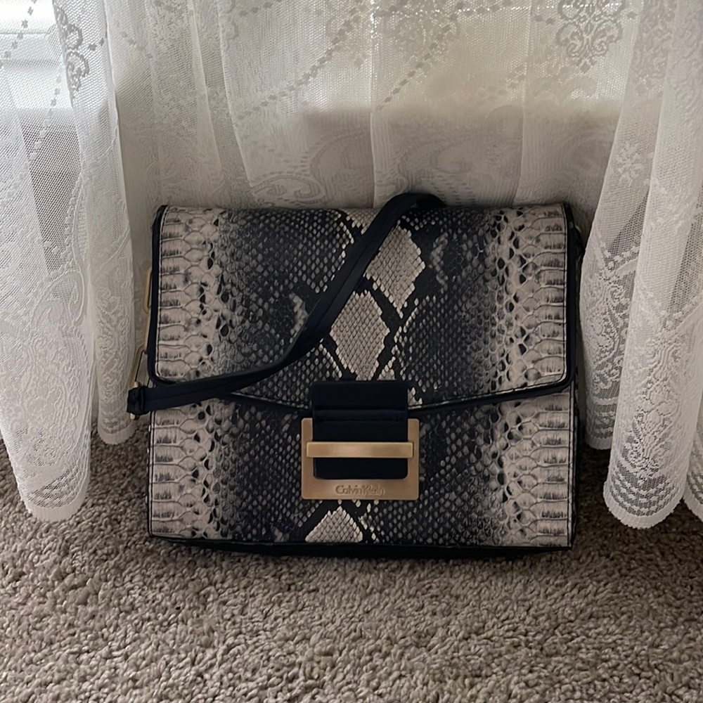 Calvin Klein Leopard Pattern Women Bag